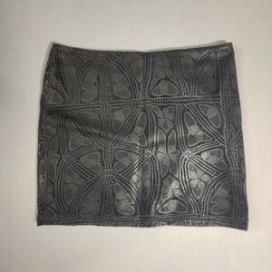 Elegant Gray Lace Skirt